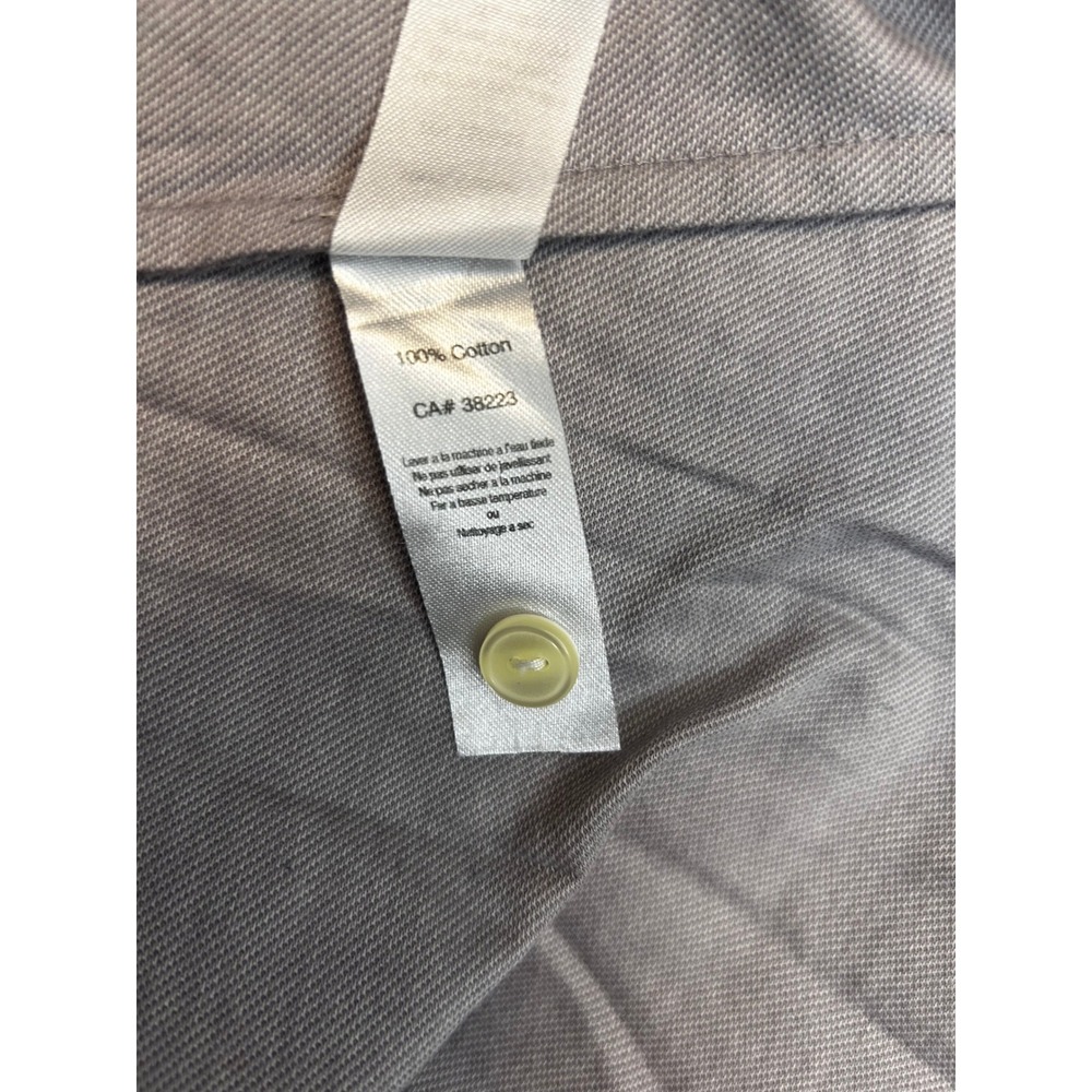Hinson Wu Women Gray 3/4 Sleeve Pleated Back Button Detail‎ Top Size 10 - Picture 6 of 6